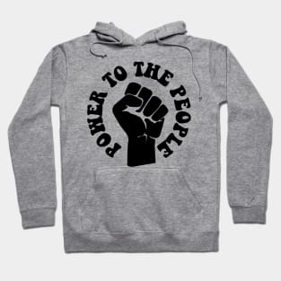 Power to the People, African American, Black Lives Hoodie